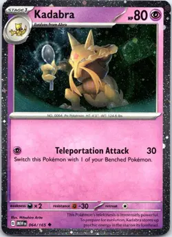 Kadabra - (Cosmos Holo) Promo Miscellaneous Cards & Products 064/165 NM - Image 1