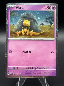 Abra - (Cosmos Holo) 063/165 Miscellaneous Cards & Products Holo NM - Image 1