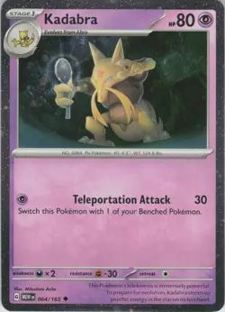 Kadabra - (Cosmos Holo) Promo Miscellaneous Cards & Products 064/165 NM Holofoil - Image 1