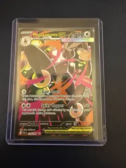 Pokemon Mega Lopunny EX 128/094 Me02: Phantasmal Flames Full Art Holo Rare Card - Image 1