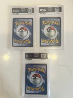 Pokemon TCG Graded Cards Lot All PSA 8, 3 Cards - Image 5