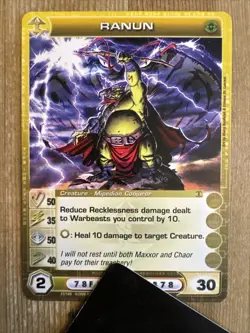 Chaotic Card #31/100 Ranun Uncommon Silent Sands MP - Image 1