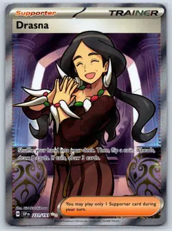 Drasna (Full Art) Surging Sparks 231/191 Pokemon Card NM - Image 1