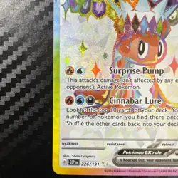 Tatsugiri EX 226/191 Ultra Rare - Surging Sparks Pokemon Card - NM - Image 4