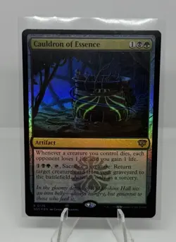 Cauldron of Essence 179 Secrets of Strixhaven Foil R NM MTG Card - Image 1