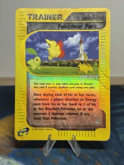 Pokemon Park 131/147 Reverse Holo Aquapolis Vintage Card E Reader Series DMG - Image 1