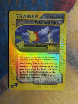 Pokemon Park 131/147 Reverse Holo Aquapolis Vintage Card E Reader Series DMG - Image 2