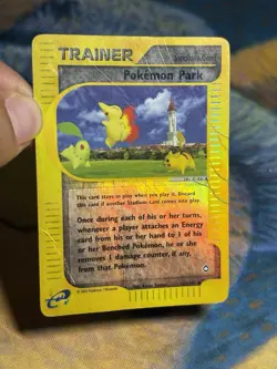 Pokemon Park 131/147 Reverse Holo Aquapolis Vintage Card E Reader Series DMG - Image 4