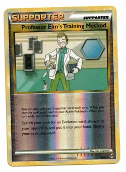 Pokemon Card Professor Elm's Training Method REVERSE HOLO 82/95 Call of Legends! - Image 1
