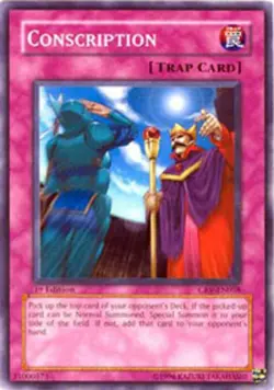 Conscription - CRV-EN058 - Common - Unlimited Edition NM Yugioh Booster Set Card - Image 1