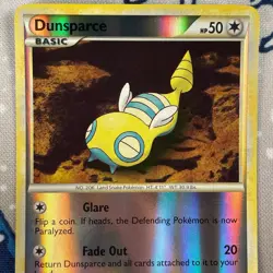 Dunsparce 41/123 Reverse Holo HeartGold & SoulSilver Pokemon Card 2010 LP/NM - Image 2