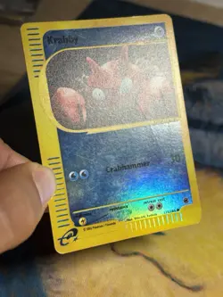 Krabby 115/165 Expedition Reverse Holo Pokemon Card E Reader Series Vintage 2002 - Image 4