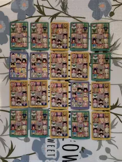Dragon Ball Visual Adventure Carddass Normal Card Set of 20 Collectible Used - Image 2