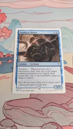 Displacer Kitten MTG (White Border) Mystery Booster 2 MB2 Near Mint NM Magic - Image 1
