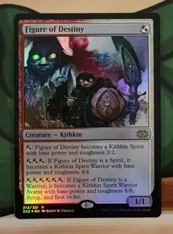 X 1 Figure of Destiny FOIL NM Double Masters 213 MTG Magic The Gathering - Image 1