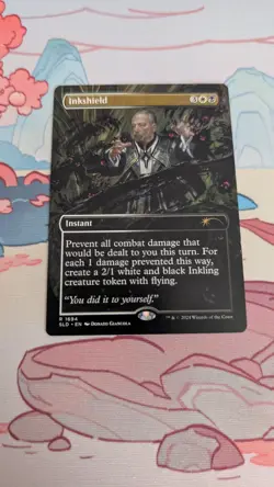 Inkshield Borderless Secret Lair SLD 1696 NM - MTG Magic - Image 1