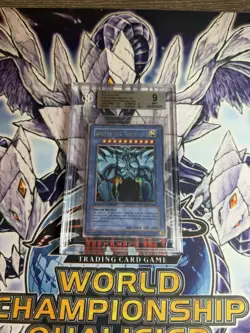 Obelisk The Tormentor Yu-Gi-Oh! JMP-EN004 Secret Rare Beckett BGS 9 Mint - Image 1