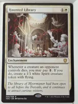 Haunted Library- Commander Innistrad: Crimson Vow- Magic the Gathering MTG Nice! - Image 1