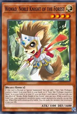 Yugioh Wonko, Noble Knight of the Forest BLMM-EN0 1st Ed Ultra Rare NM Presale - Image 1