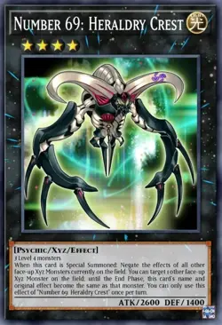 Yugioh Number 69: Hearldry Crest BLMM-EN153 1st Edition Ultra Rare NM Presale - Image 1