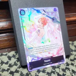 Bandai One Piece CCG Nami OP15-086 Foil Alt Art - Image 1