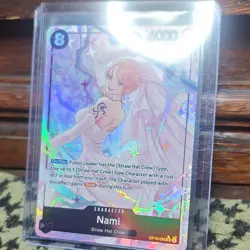 Bandai One Piece CCG Nami OP15-086 Foil Alt Art - Image 2