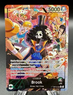 Brook - Alternate Art Leader - OP15-022 Adventure on Kami's Island One Piece - Image 1