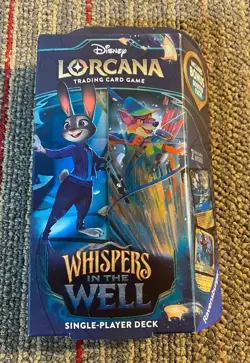 Disney Lorcana: Whispers in the Well Starter Deck (Sapphire & Steel) - Image 1