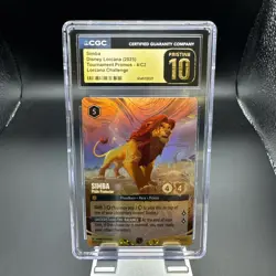 Disney Lorcana Simba Pride Protector Foil Top Cut Prize 4/C2 CGC Pristine 10 - Image 1