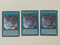 Yugioh - Primite Drillbeam x 3 - 1st Edition Secret Rare NM - Free Holo Card A - Image 1