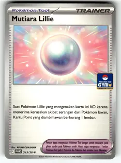 Pokemon Indonesian GYM Kartu Promo Card Lillie's Pearl 245/SV-P - Image 1