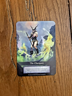 Sorcery Contested Realm The Champion Arthurian Legends Foil Store Kit Promo Card - Image 1