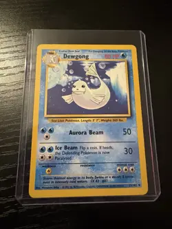 Pokemon Dewgong Base Set 25/102 Uncommon Regular Stage 1 80 HP English Card - Image 1