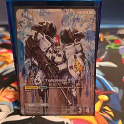 Bandai Gundam War TCG Tallgeese R+ Unit Card G002-005 Cost 4 3/4 - Image 1