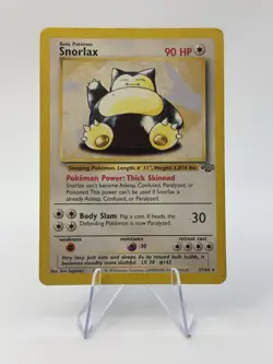 Snorlax Jungle 27/64 Rare Non-Holo Pokemon Card - MP - Image 1