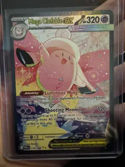 Mega Clefable ex 119/088 Special Illustration Rare Perfect Order Pokemon Card - Image 1