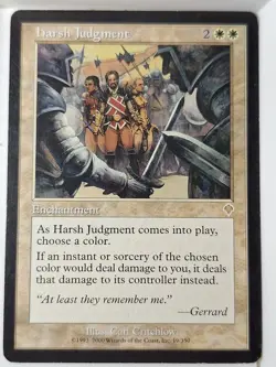 Harsh Judgment - Invasion - Magic the Gathering MTG Nice! - Image 1