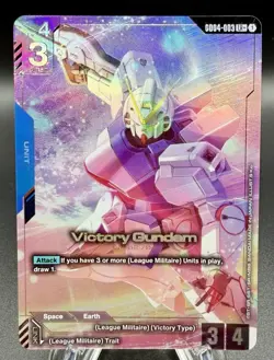 Victory Gundam LR+ GD04-003 Phantom Aria Gundam Card Game Holo Near Mint - Image 1
