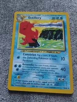 Octillery #34/64 Neo Revelation Pokemon Card KOMIYA LP-NM WOTC TCG 2002 Rare - Image 1