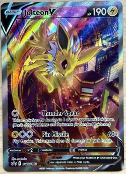 Pokemon TCG Jolteon V SWSH183 SWSH: Sword & Shield Promo Cards NM - Image 1