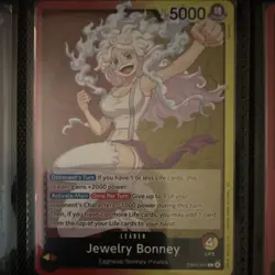 OP14 One Piece Card Leaders Jewelry Bonney, Boa Hancock, Trafalgar Law Cards Lot - Image 1