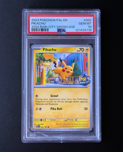 Pokemon Pikachu NBA Rain City Showcase Card 062/193 PSA 10 LOW POP - Image 1