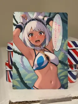 (V-2) Mualani Genshin Impact Lewd Anime Doujin Waifu Card AGC CCG - Image 1