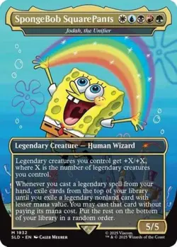 SpongeBob SquarePants - Jodah, the Unifier - Near Mint MTG Secret Lair - Image 1