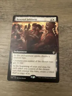 Renewed Solidarity (Extended Art) Commander: Aetherdrift Regular - Image 1