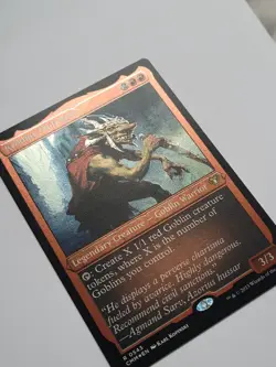 MTG CMM Krenko, Mob Boss Etched #543 - Image 3
