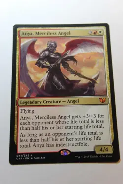 MTG Anya Merciless Angel x1- -Commander 2015-Lightly Played - Image 1