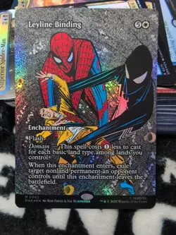 MTG - Marvel Universe Eternal-Legal (MAR) - Leyline Binding Borderless Foil - Image 1