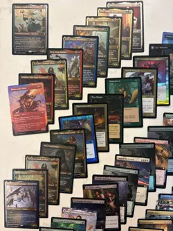 Magic the Gathering MTG 115 Full Art Foil Rare And Uncommon Foil Etched - Image 2