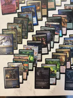 Magic the Gathering MTG 115 Full Art Foil Rare And Uncommon Foil Etched - Image 3